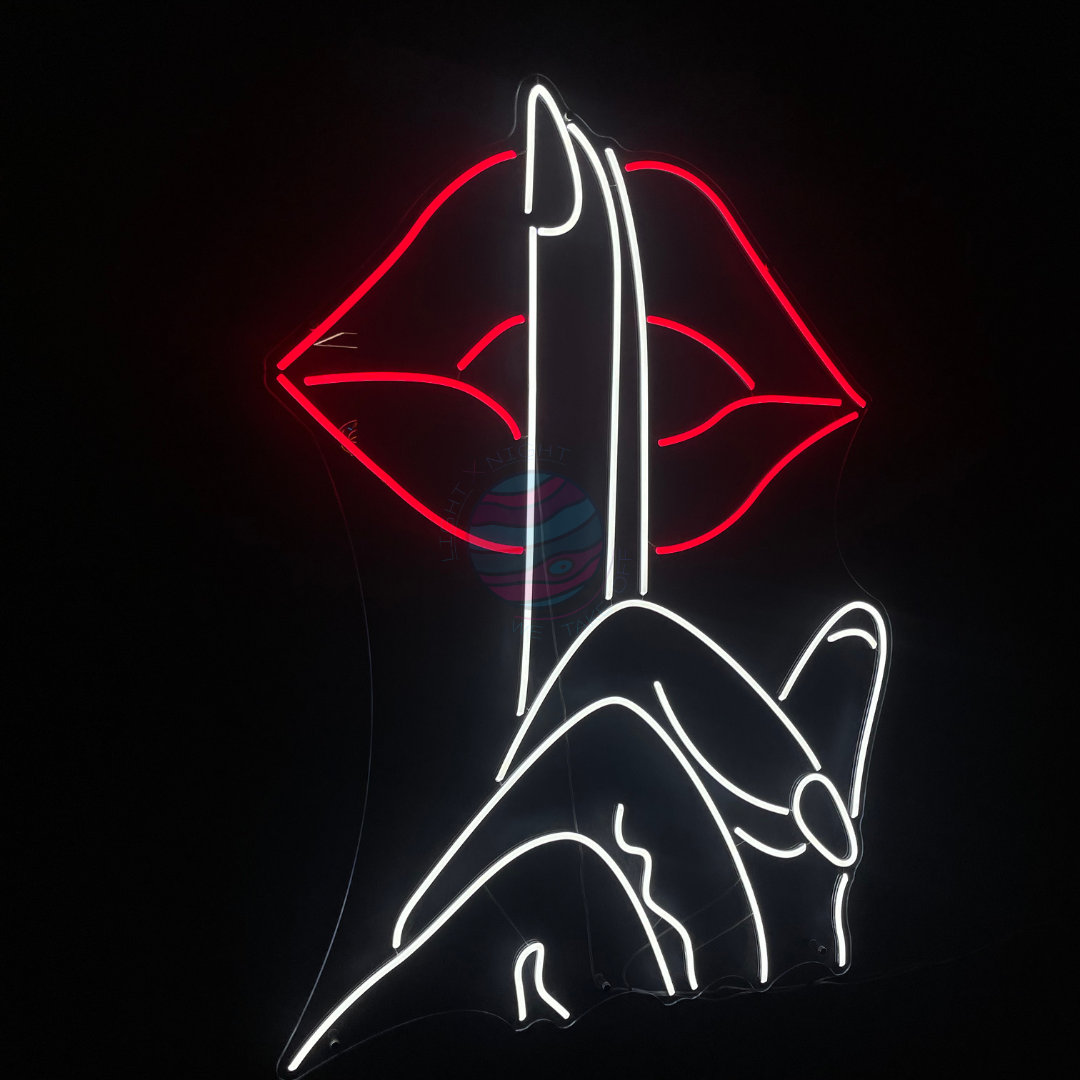 Sensual Lips Neon Sign