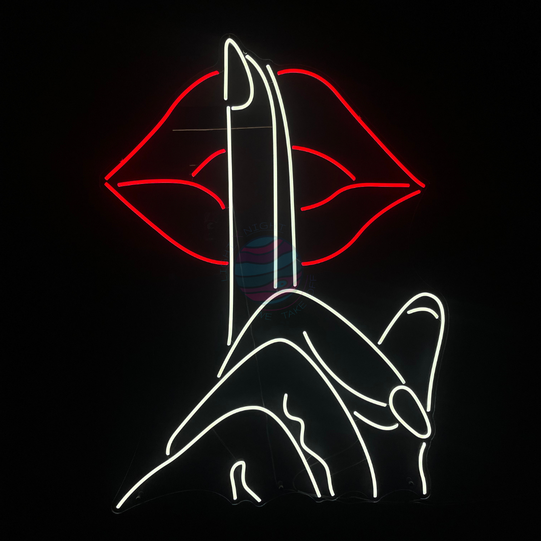 Sensual Lips Neon Sign