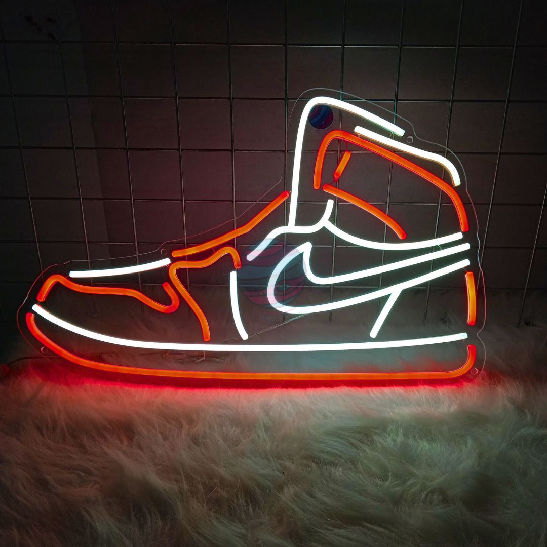 Red Sneakers Neon Sign