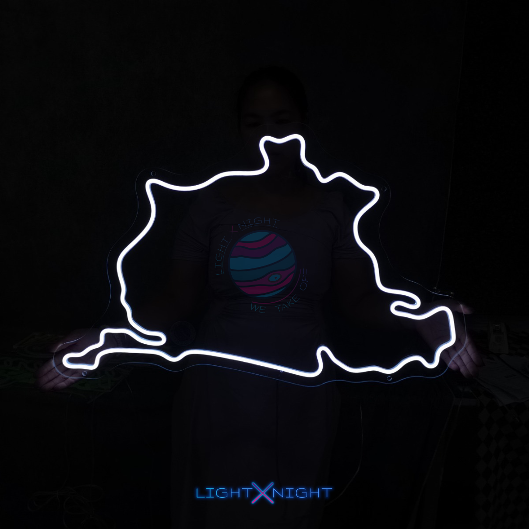 Nürburgring Race Track Neon Sign