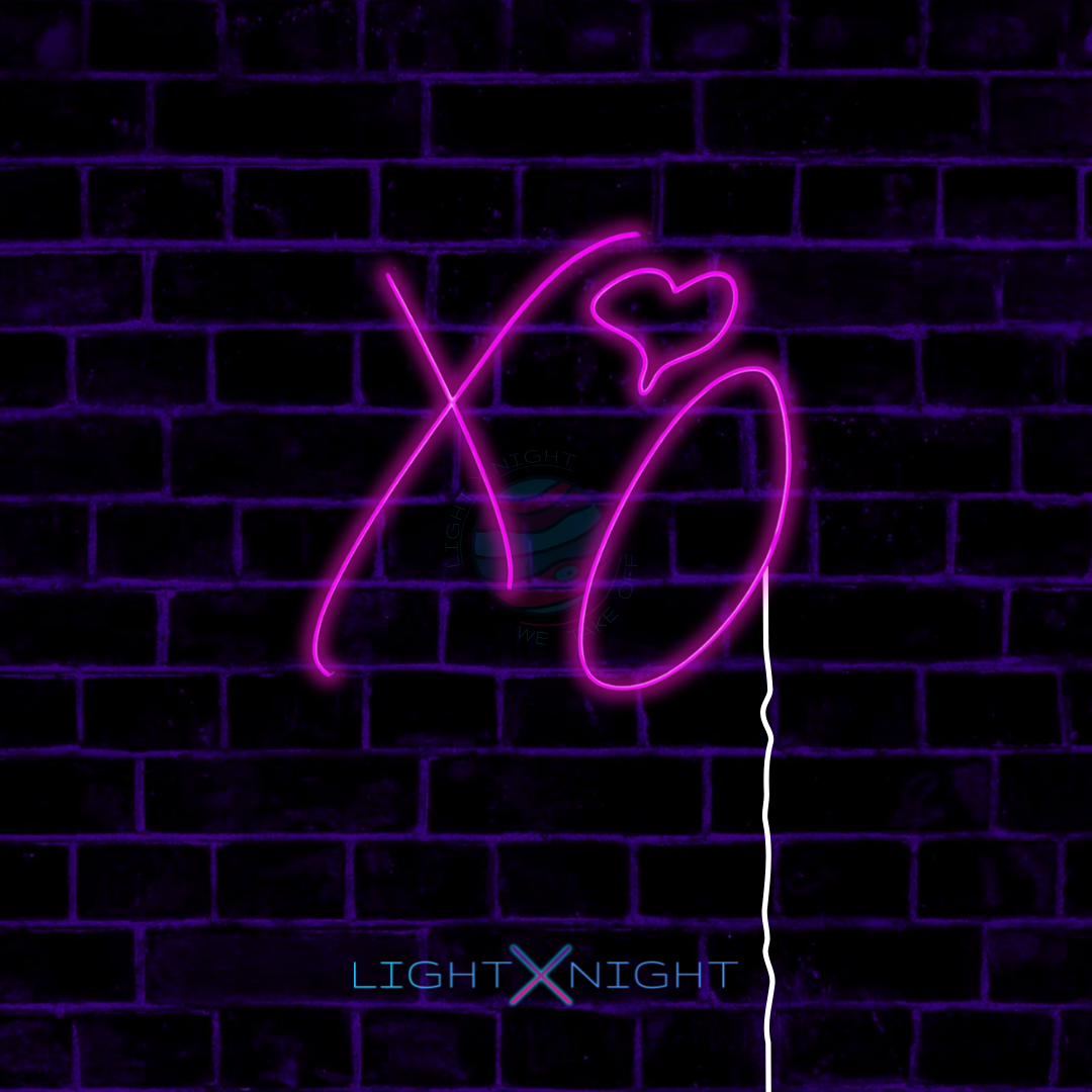 The Weeknd "XO" Neon Sign