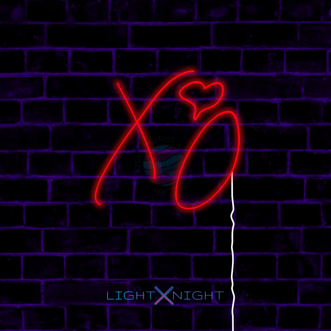 The Weeknd "XO" Neon Sign