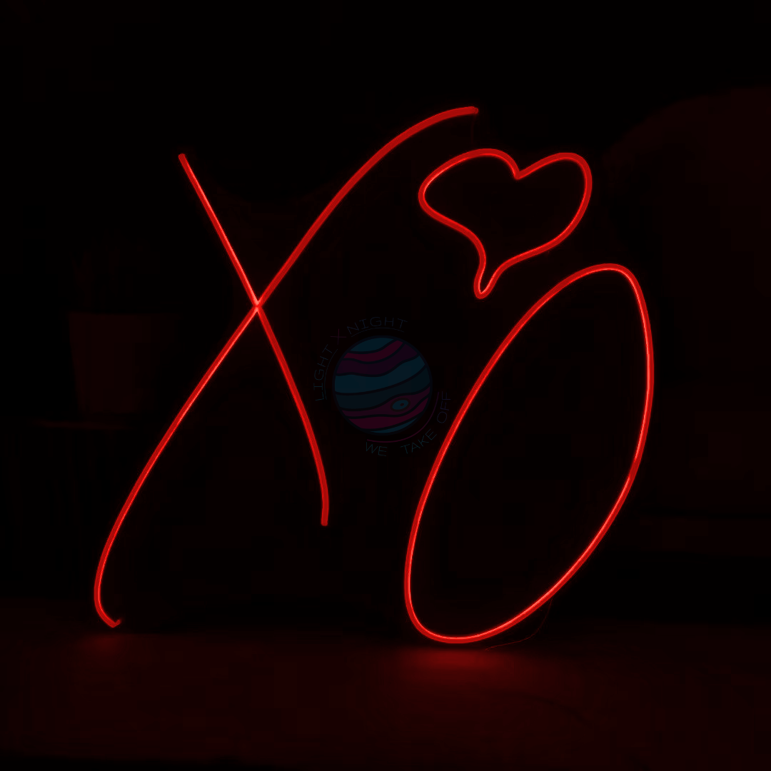 The Weeknd "XO" Neon Sign
