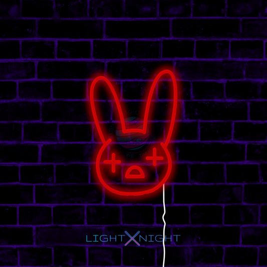 "Bad Bunny" Neon Sign