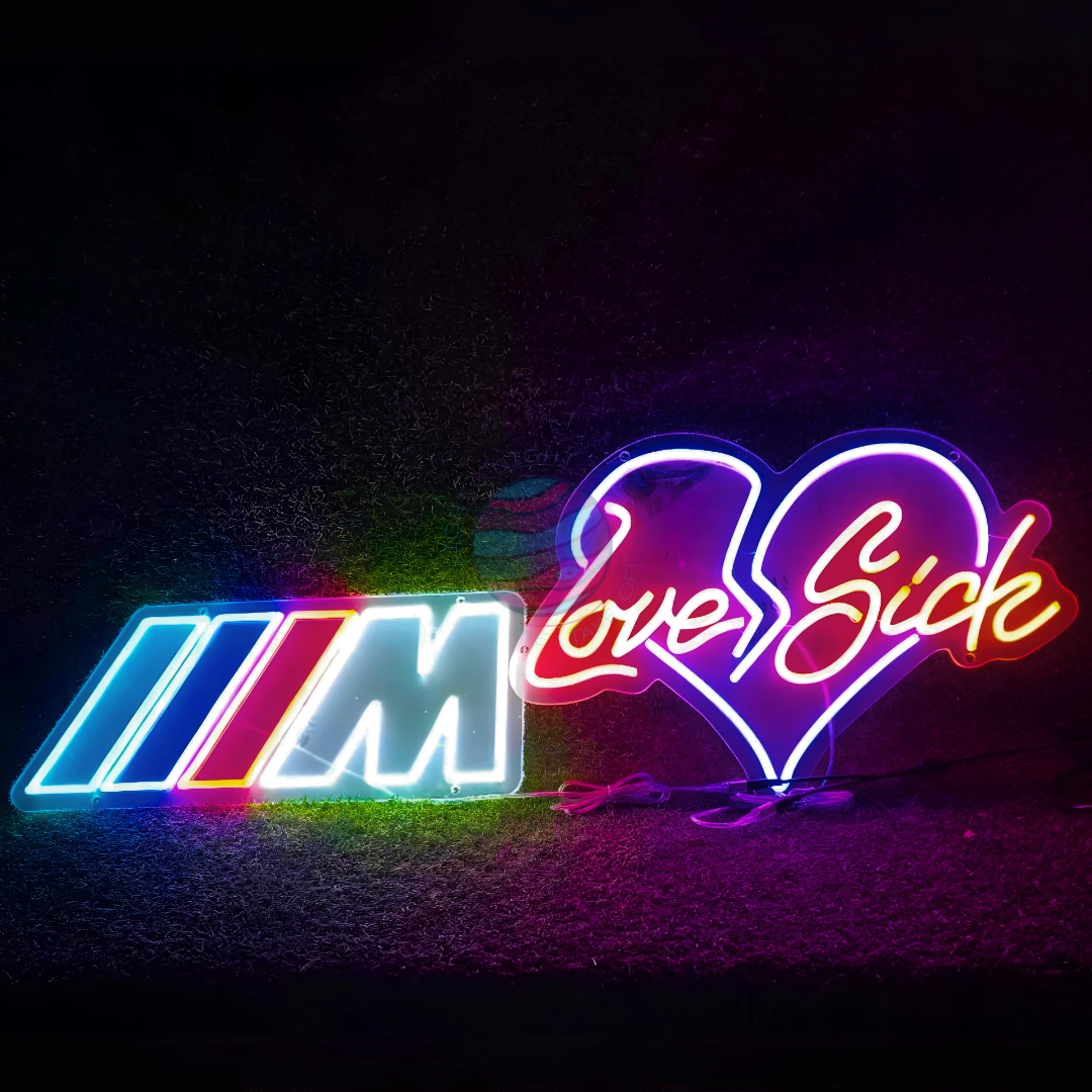 BMW M Led Neon Sign, BMW M Neon Light, BMW M Neon Sign, BMW Light, BMW M Lighting, BMW Decor