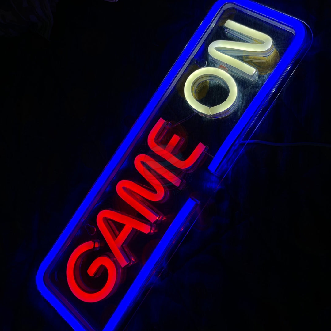 Game On gaming neon sign