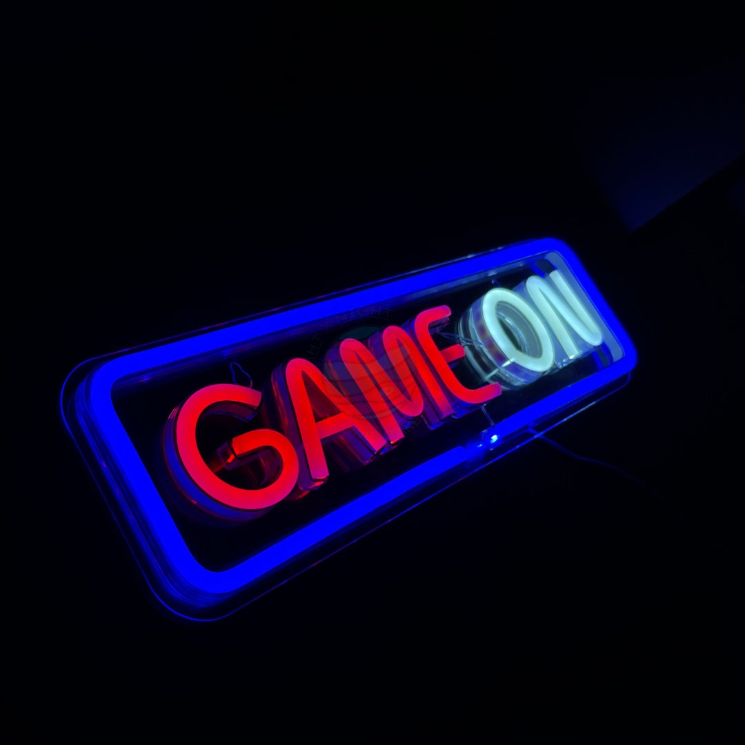 Game On gaming neon sign