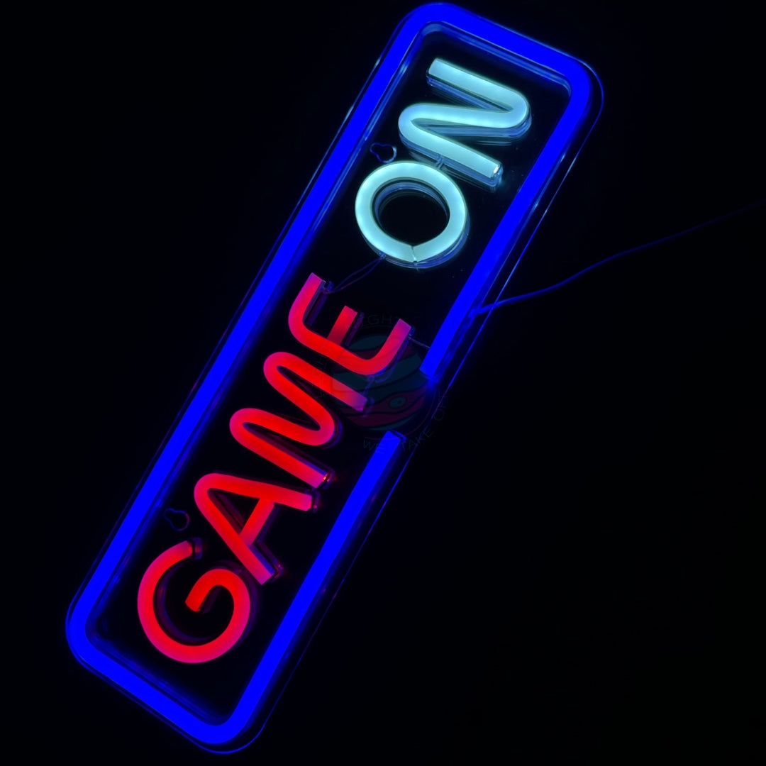 Game On gaming neon sign