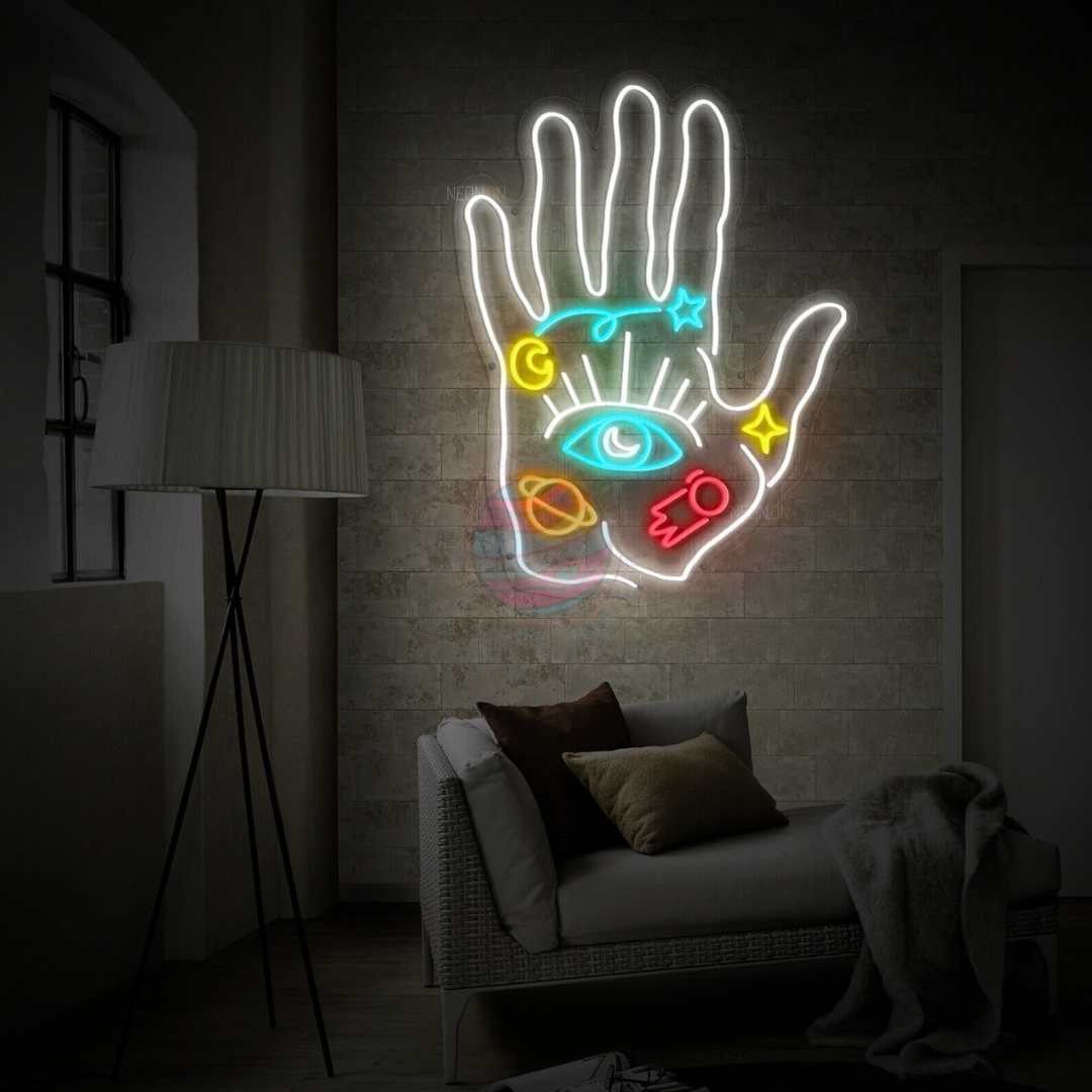 Infinity Hand Neon Sign