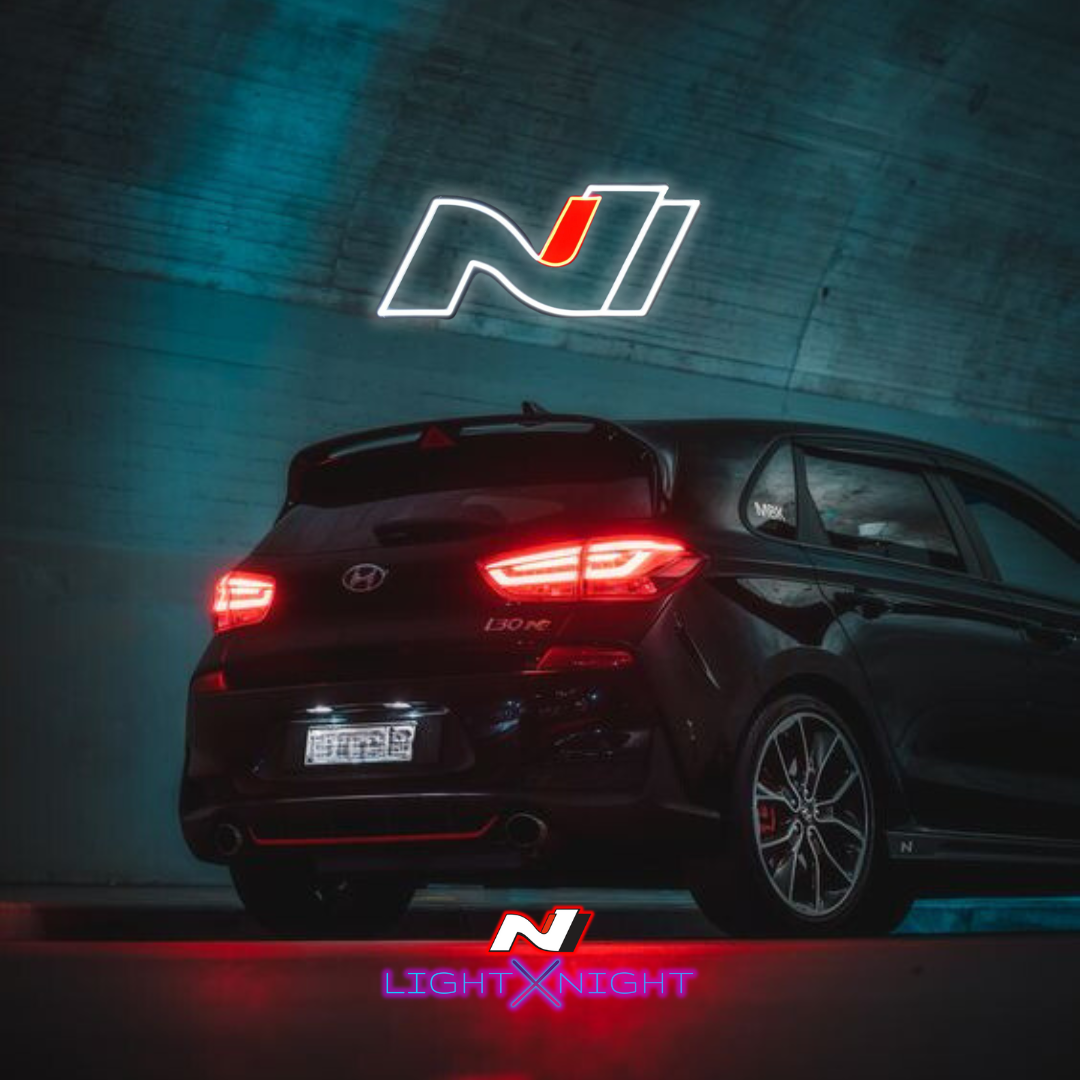 Light X Night - Hyundai N Neon Sign