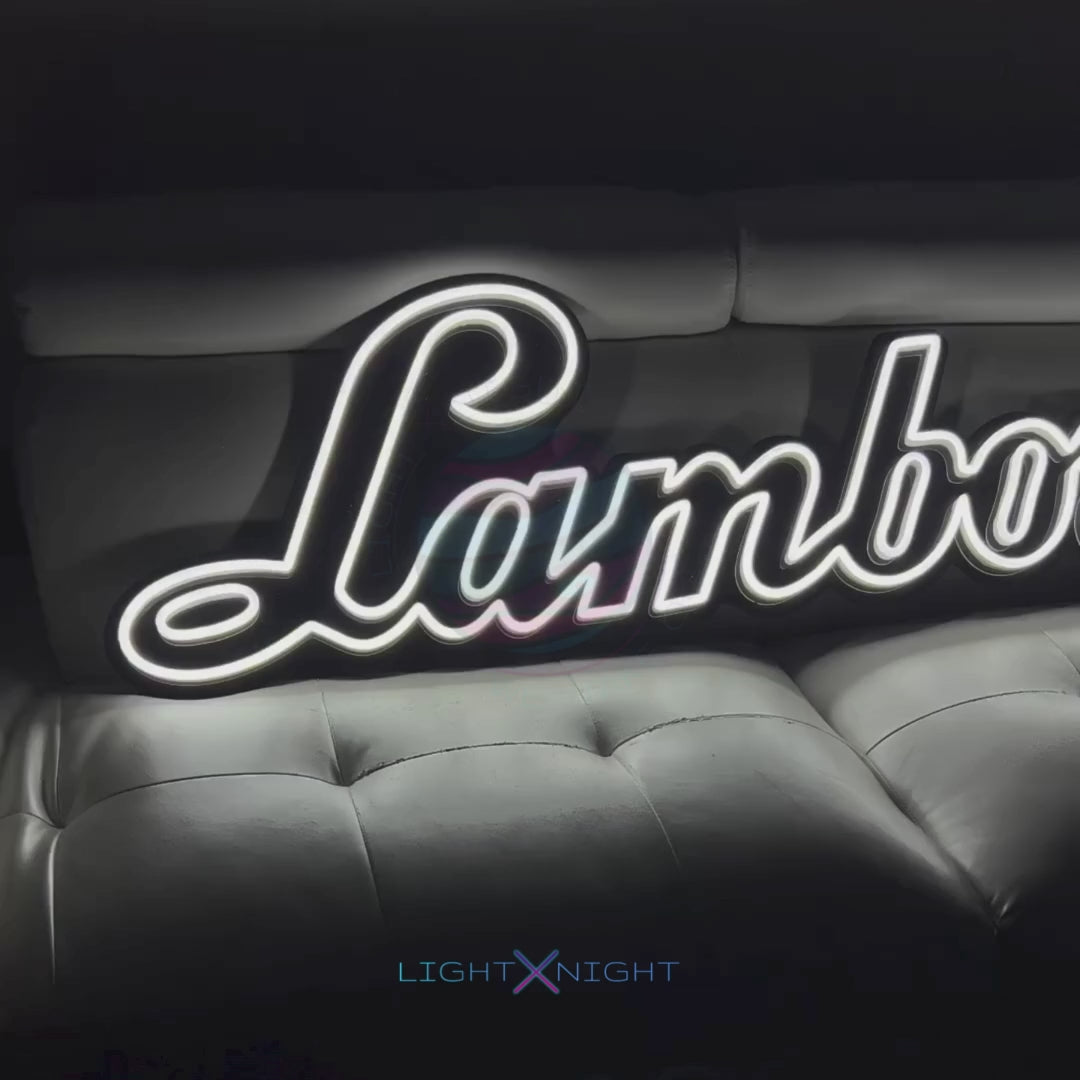 Lamborghini Neon Sign