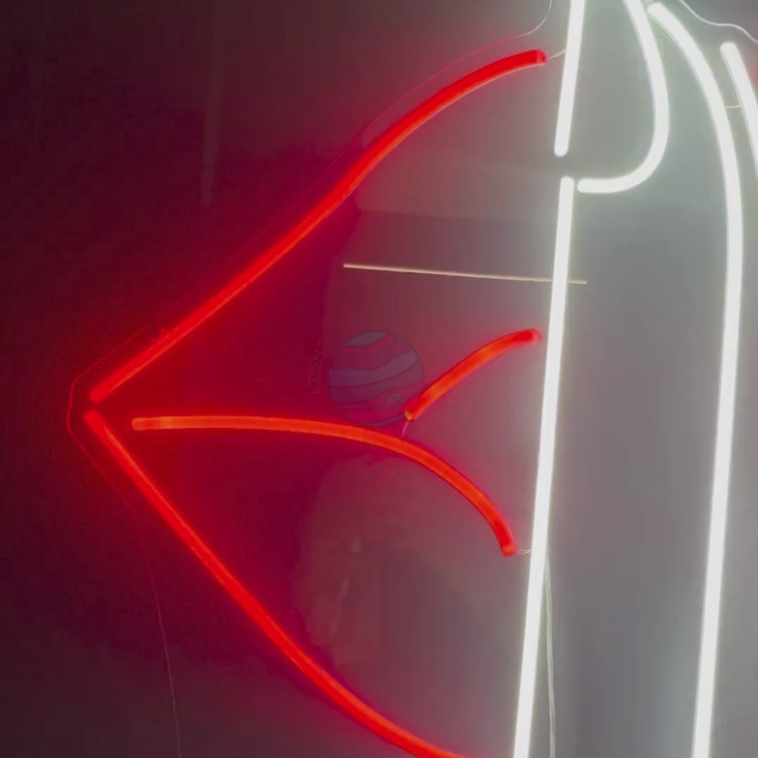 Sensual Lips Neon Sign