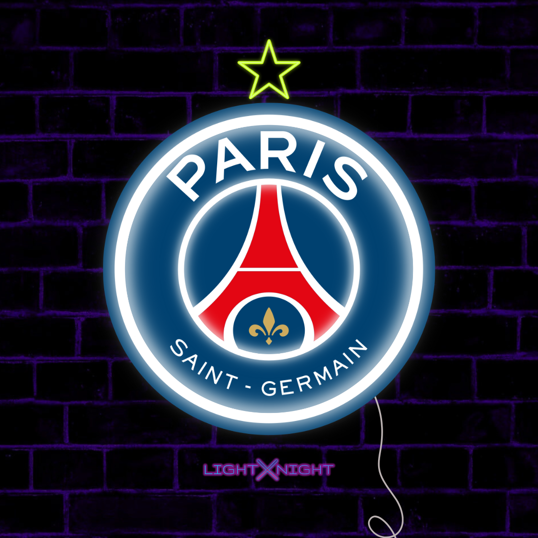 PSG Minimalistic Neon Sign