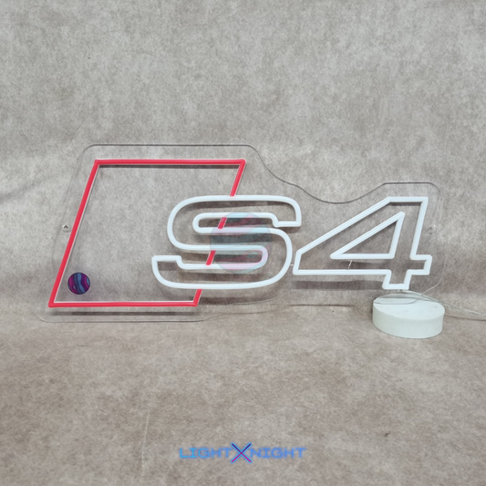 Audi S4 Led Neon Sign, Audi S4 Neon Light, Light X Night Audi S4 Neon Sign