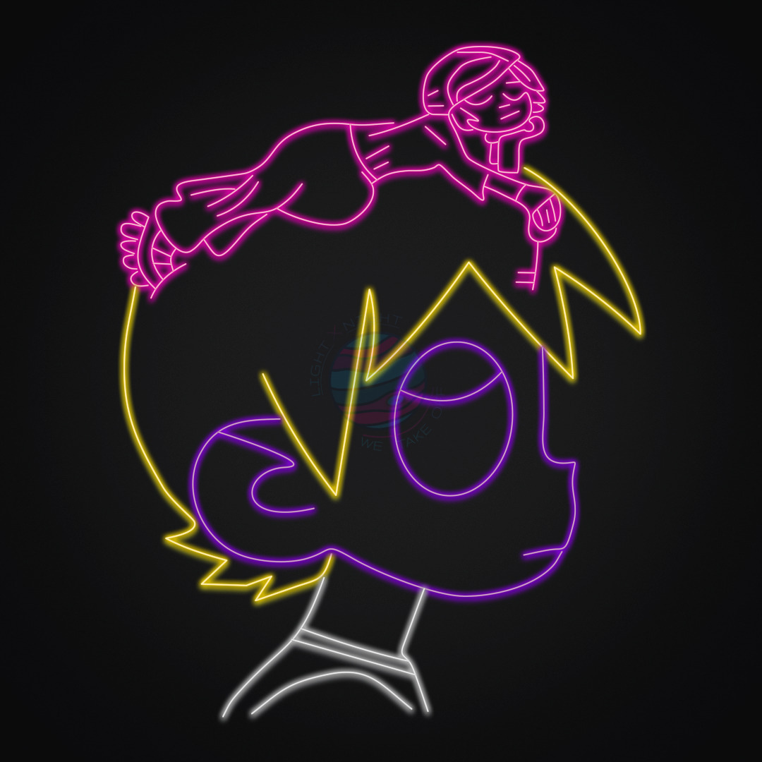 Neon Sign of Lil Uzi Vert Eternal Atake deluxe album cover