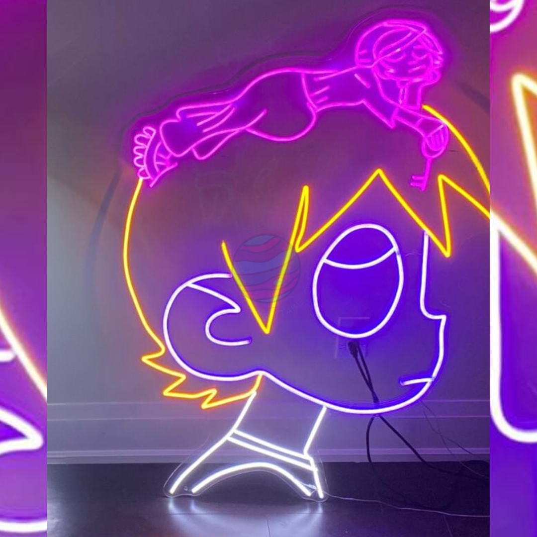 Neon Sign of Lil Uzi Vert Eternal Atake deluxe album cover