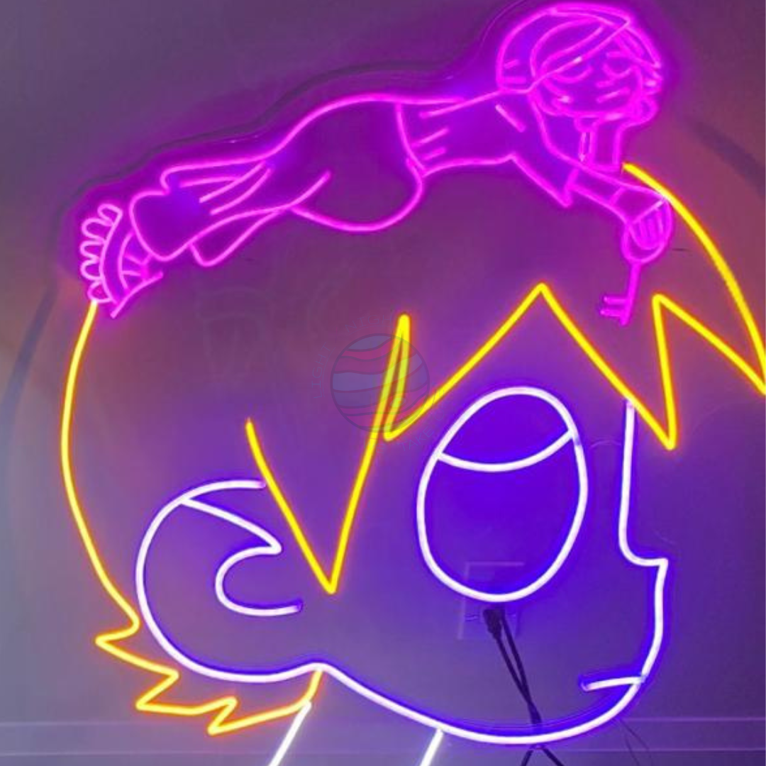 Neon Sign of Lil Uzi Vert Eternal Atake deluxe album cover