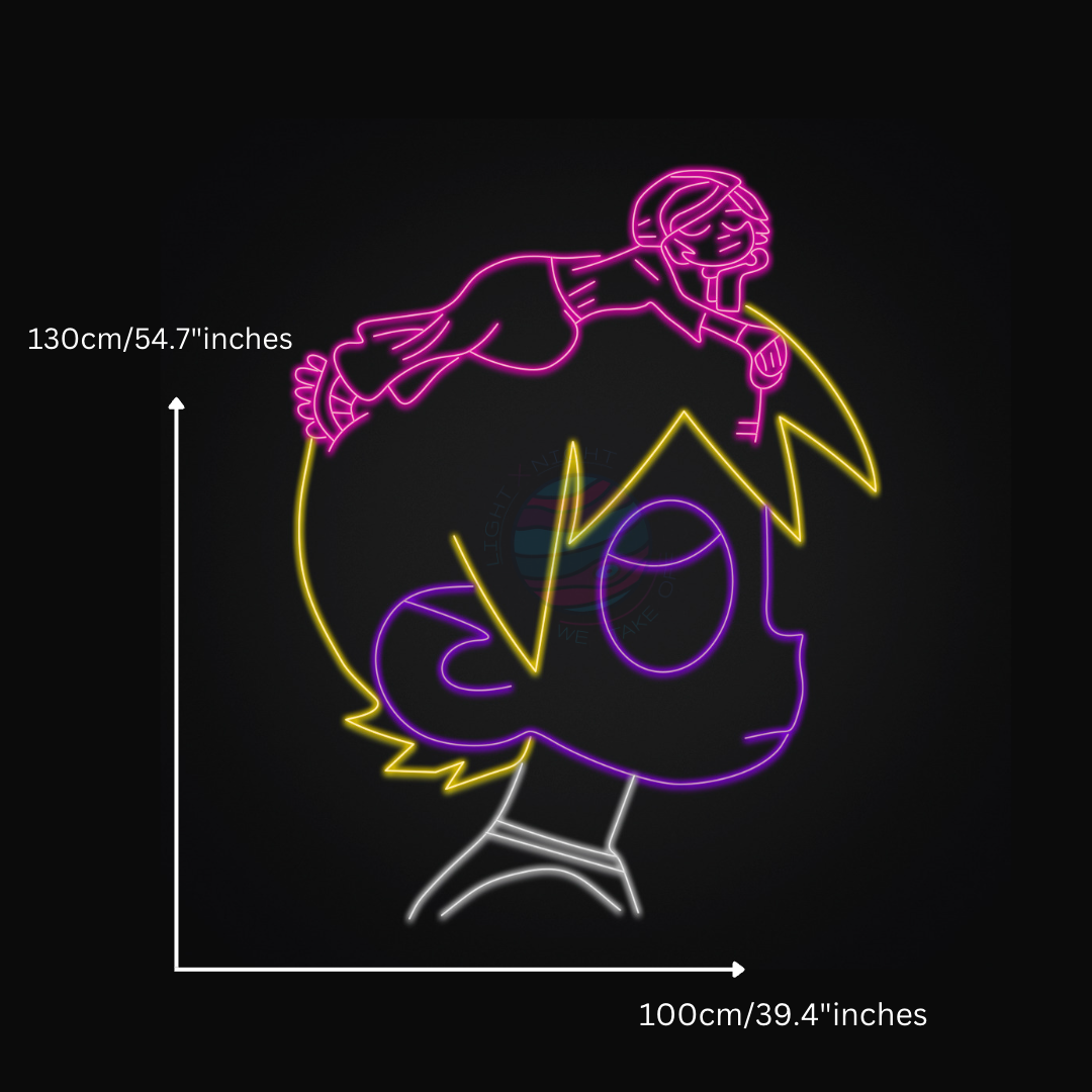 Neon Sign of Lil Uzi Vert Eternal Atake deluxe album cover
