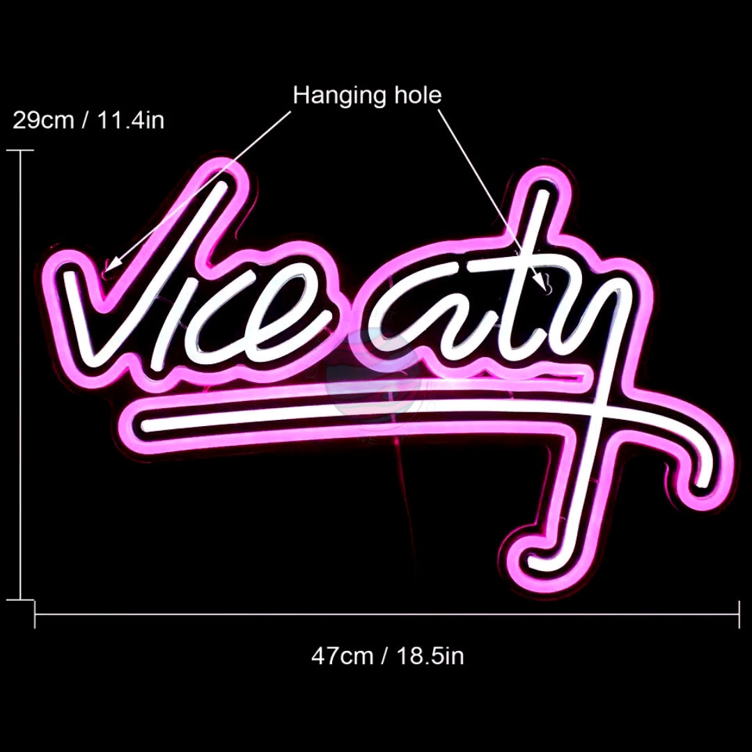 Vice City Neon Sign