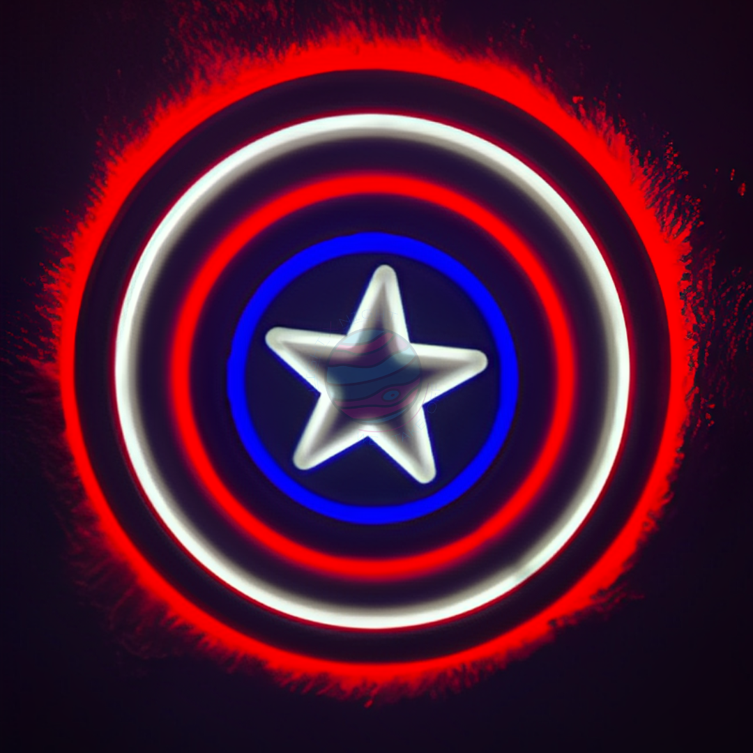 Cap America Neon Sign