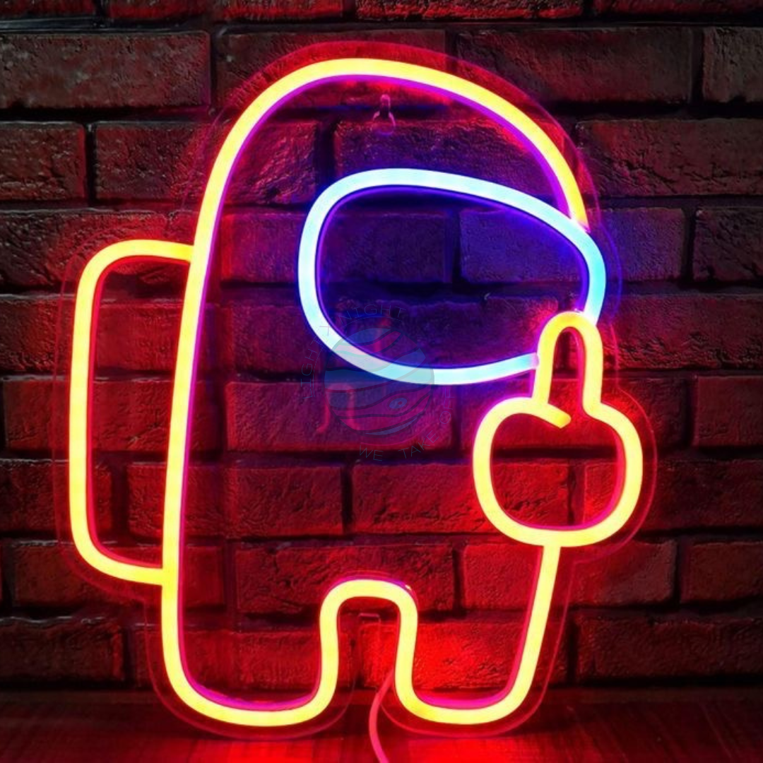 Among Us Neon Sign