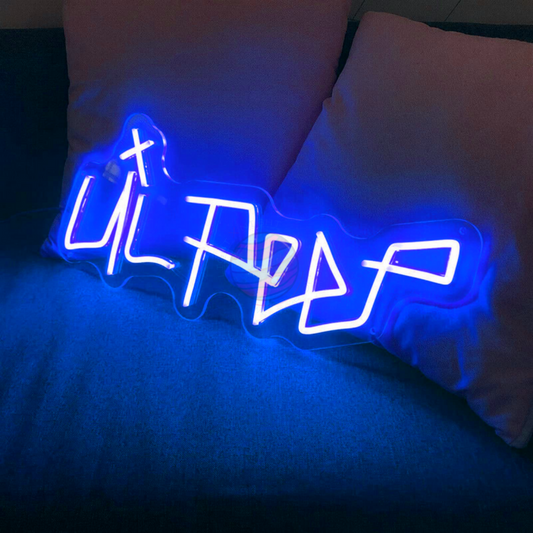 Lil Peep Neon Sign, Lil Peep Decoration, Lil Peep Merchandise, Lil Peep Led Neon Light