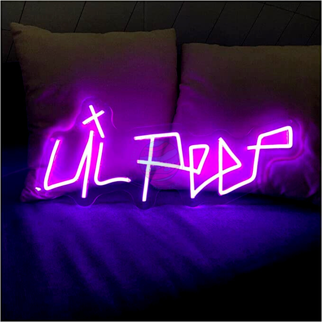 Lil Peep Neon Sign, Lil Peep Decoration, Lil Peep Merchandise, Lil Peep Led Neon Light