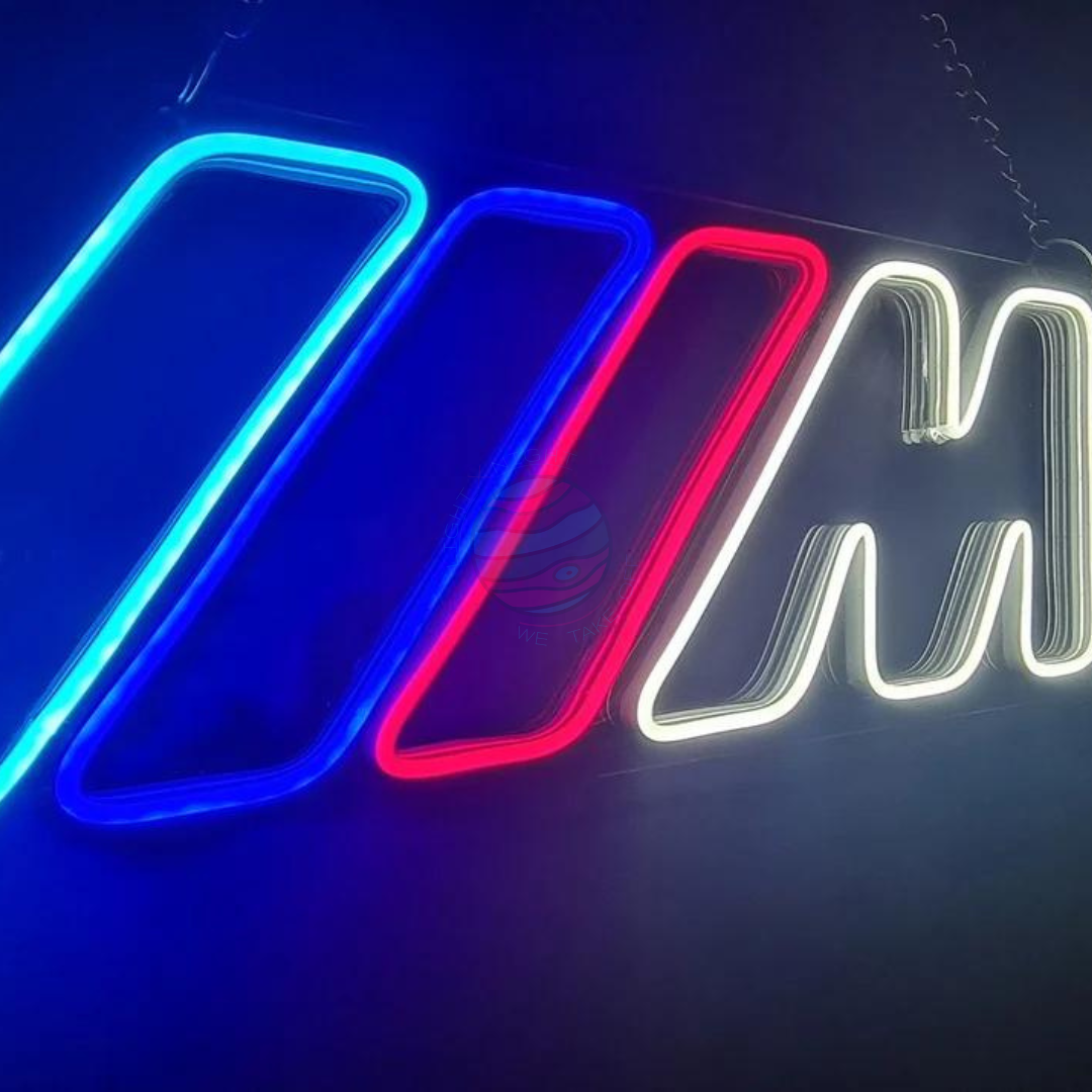 BMW M Led Neon Sign, BMW M Neon Light, BMW M Neon Sign, BMW Light, BMW M Lighting, BMW Decor