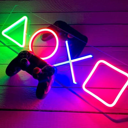 "Playstation Buttons" Neon Sign
