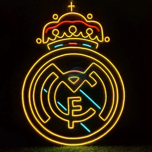 Real Madrid Neon Sign LED Light