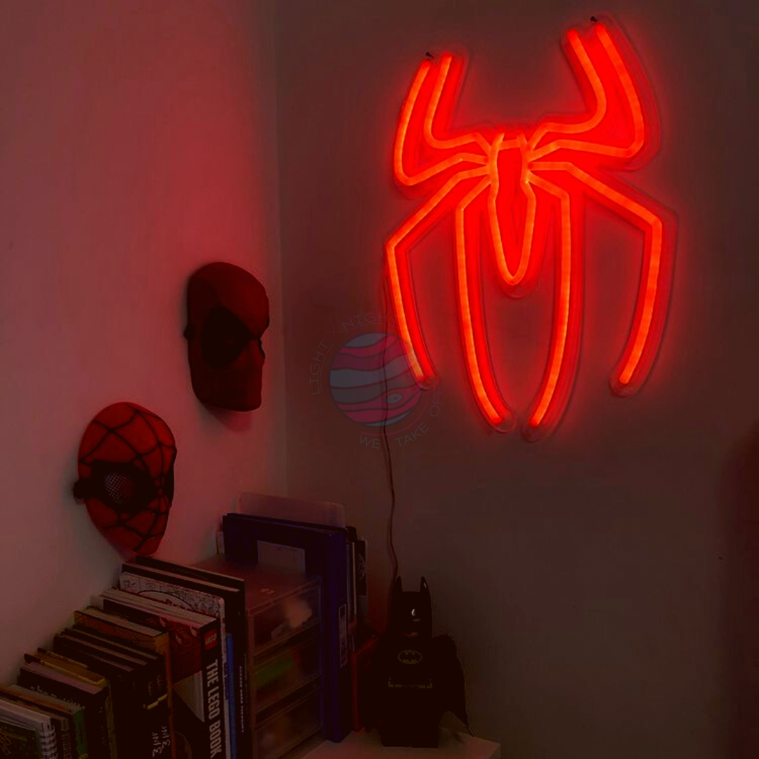 Spiderman Neon Sign