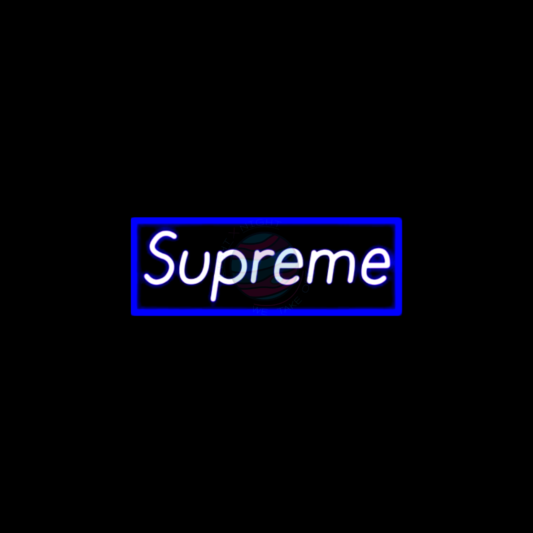 Supreme Neon Sign