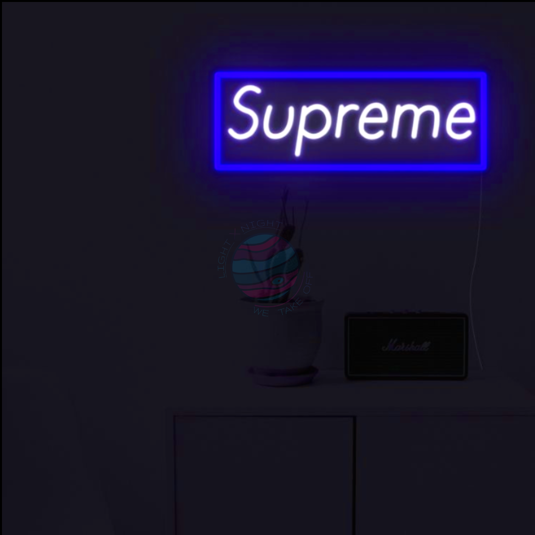 Supreme Neon Sign