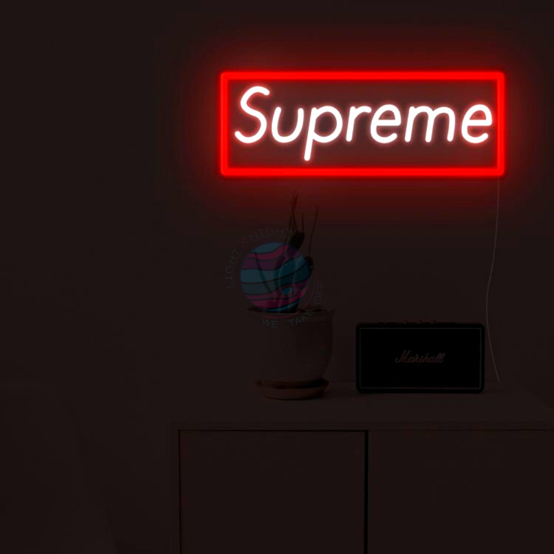 Supreme Neon Sign
