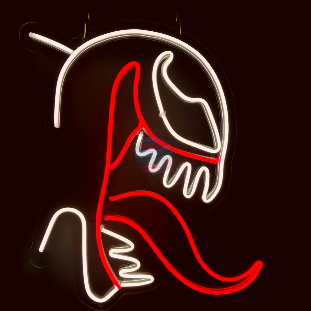 Venom Led Neon Sign, Venom Neon Light, Light X Night Venom Neon Sign