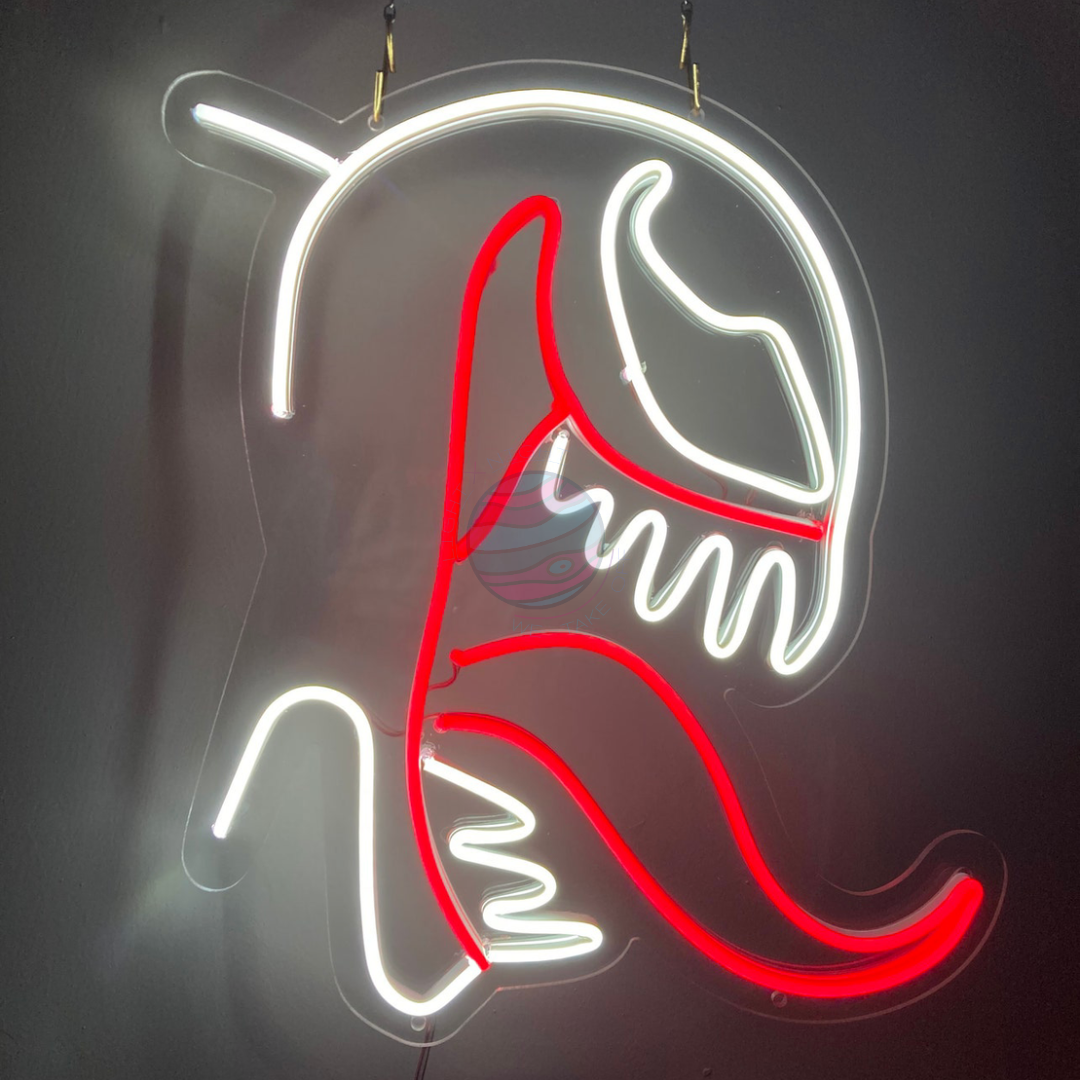 Venom Led Neon Sign, Venom Neon Light, Light X Night Venom Neon Sign