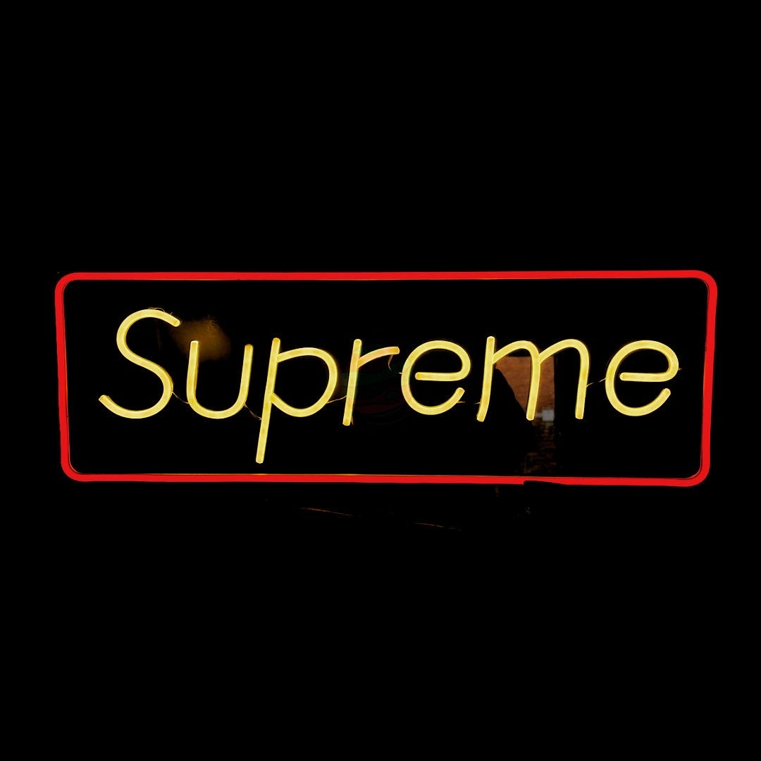 Supreme Neon Sign