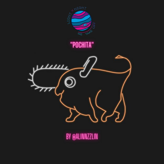 Pochita Neon Sign
