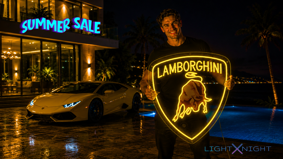 Lamborghini Led Neon Sign