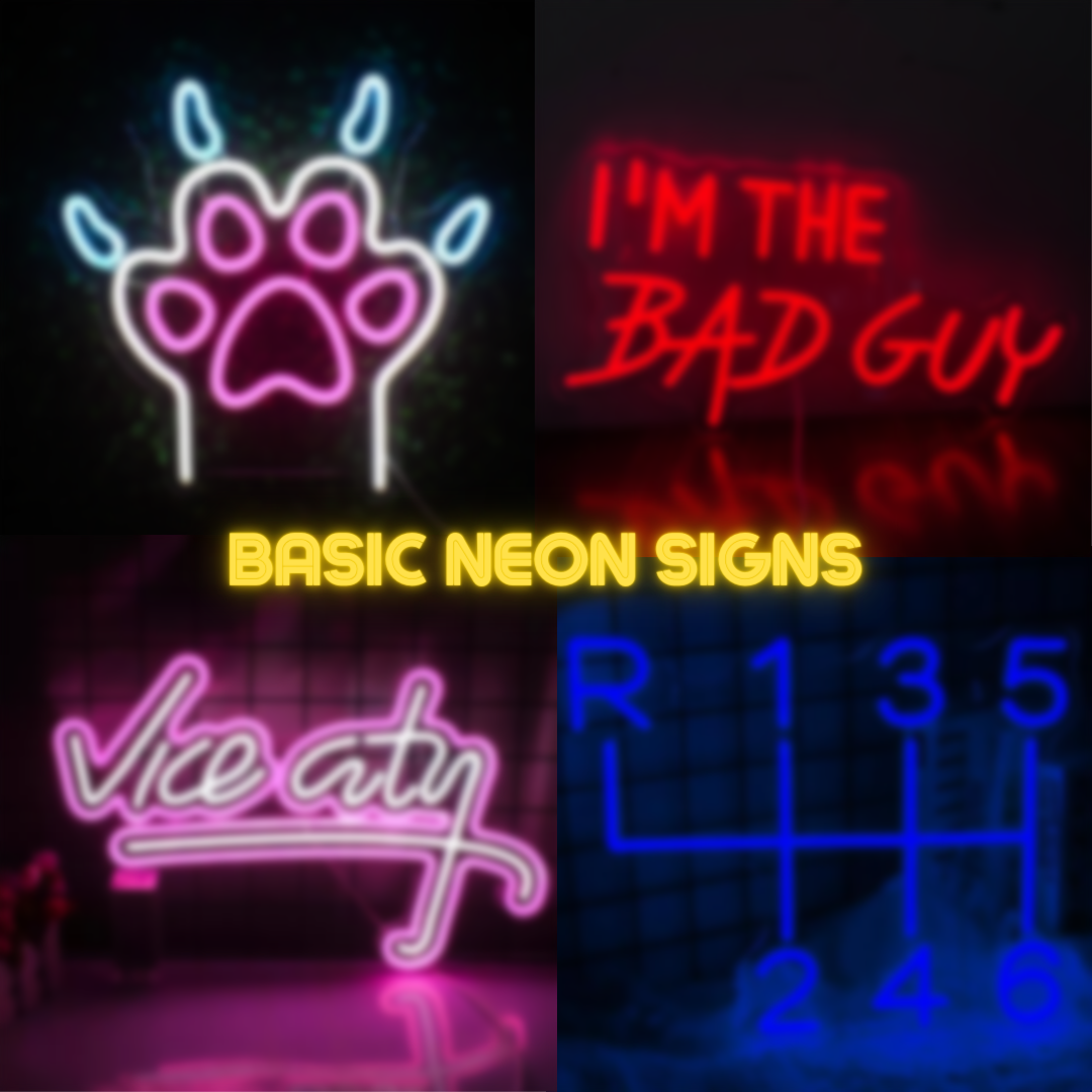 Basic Neon Signs – Light X Night