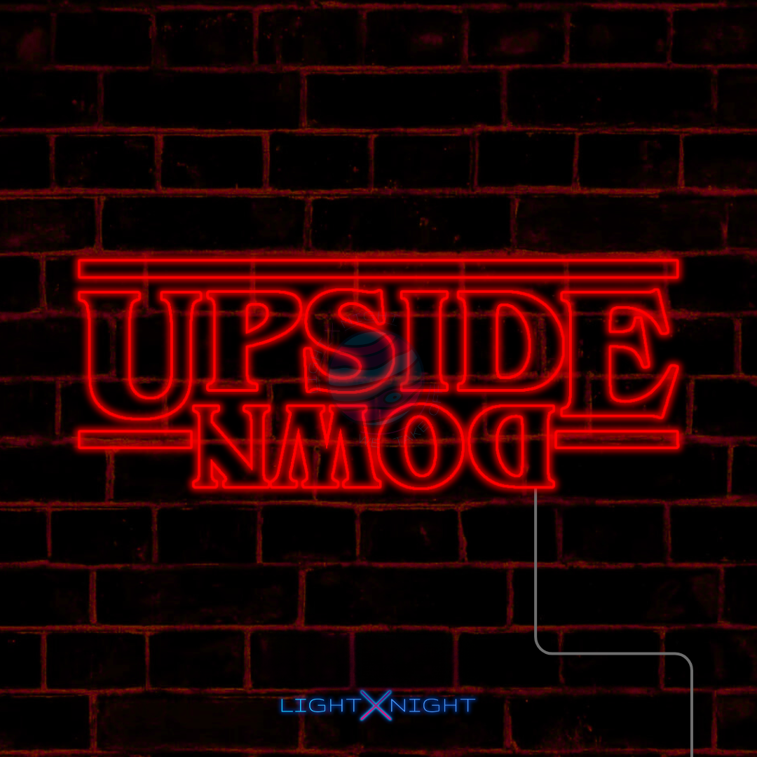 Upside Down Neon Sign
