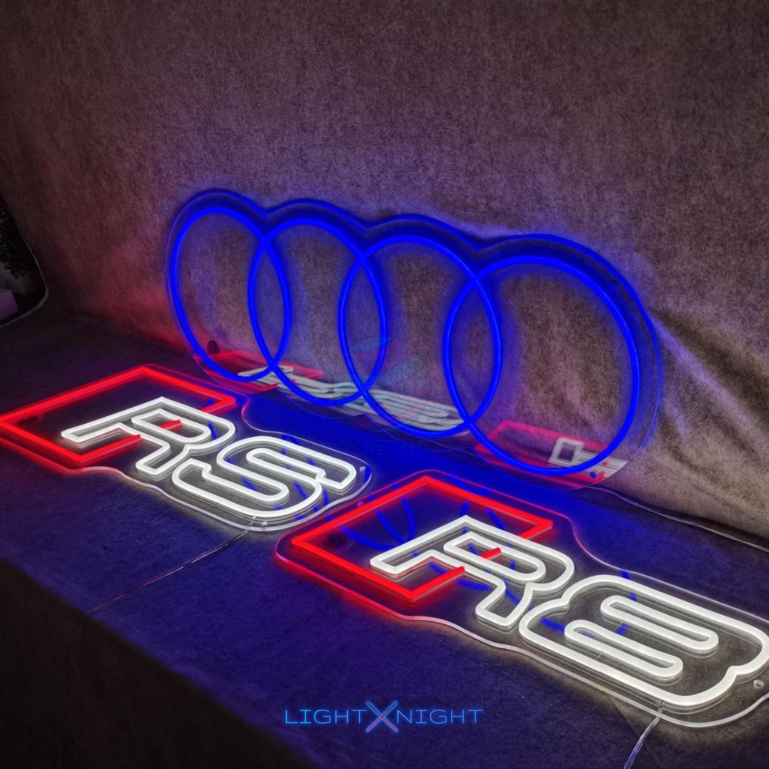 Audi R8 Led Neon Sign, Audi R8 Neon Light, Light X Night Audi R8 Neon Sign