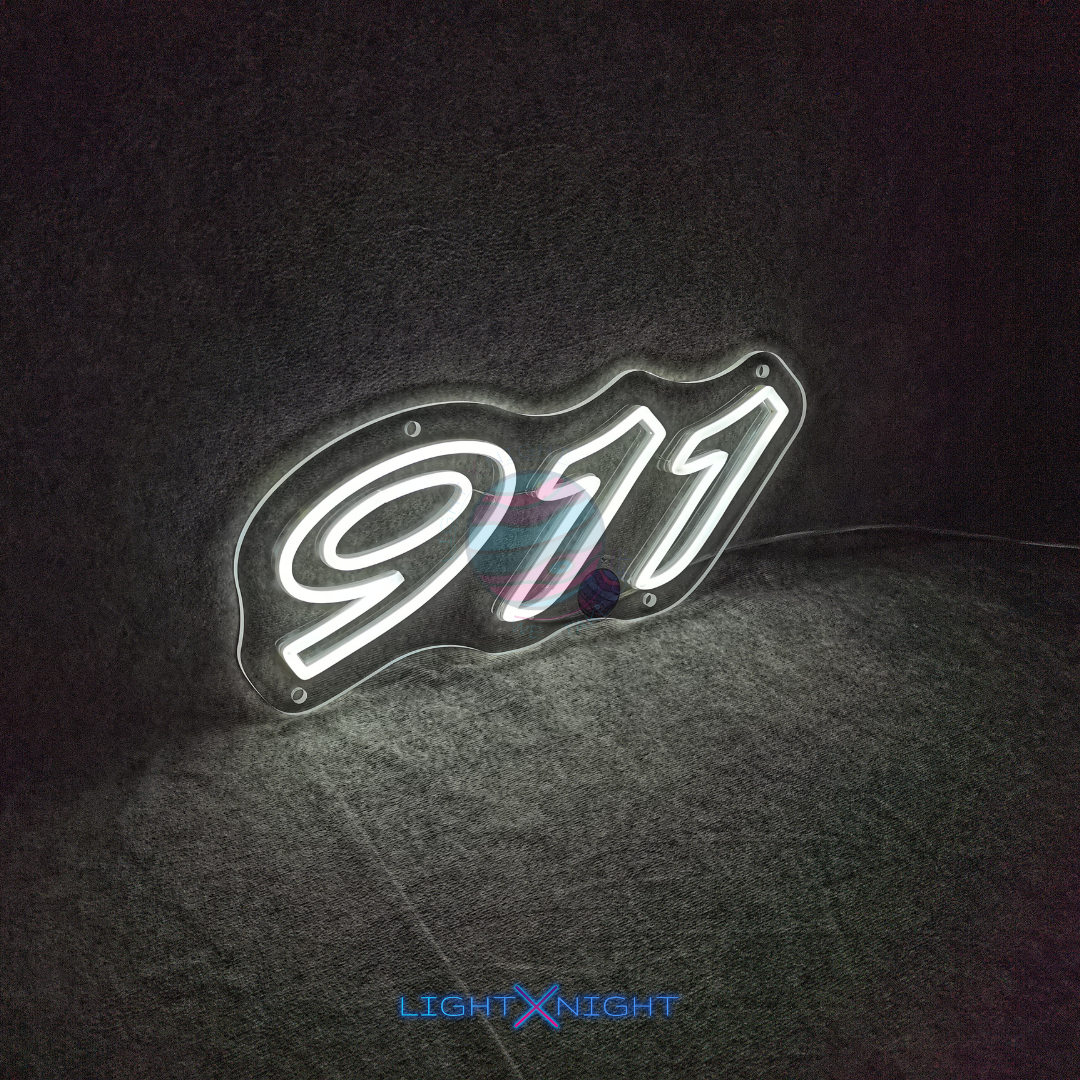Porsche 911 Neon Sign