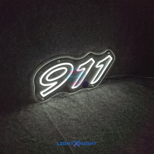 Porsche 911 Neon Sign