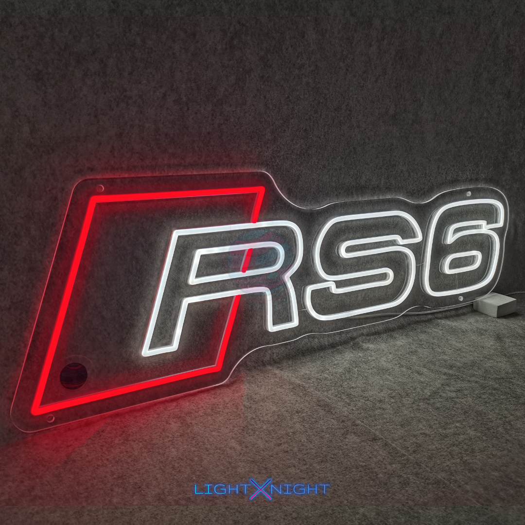 Audi RS6 LED Neon Sign