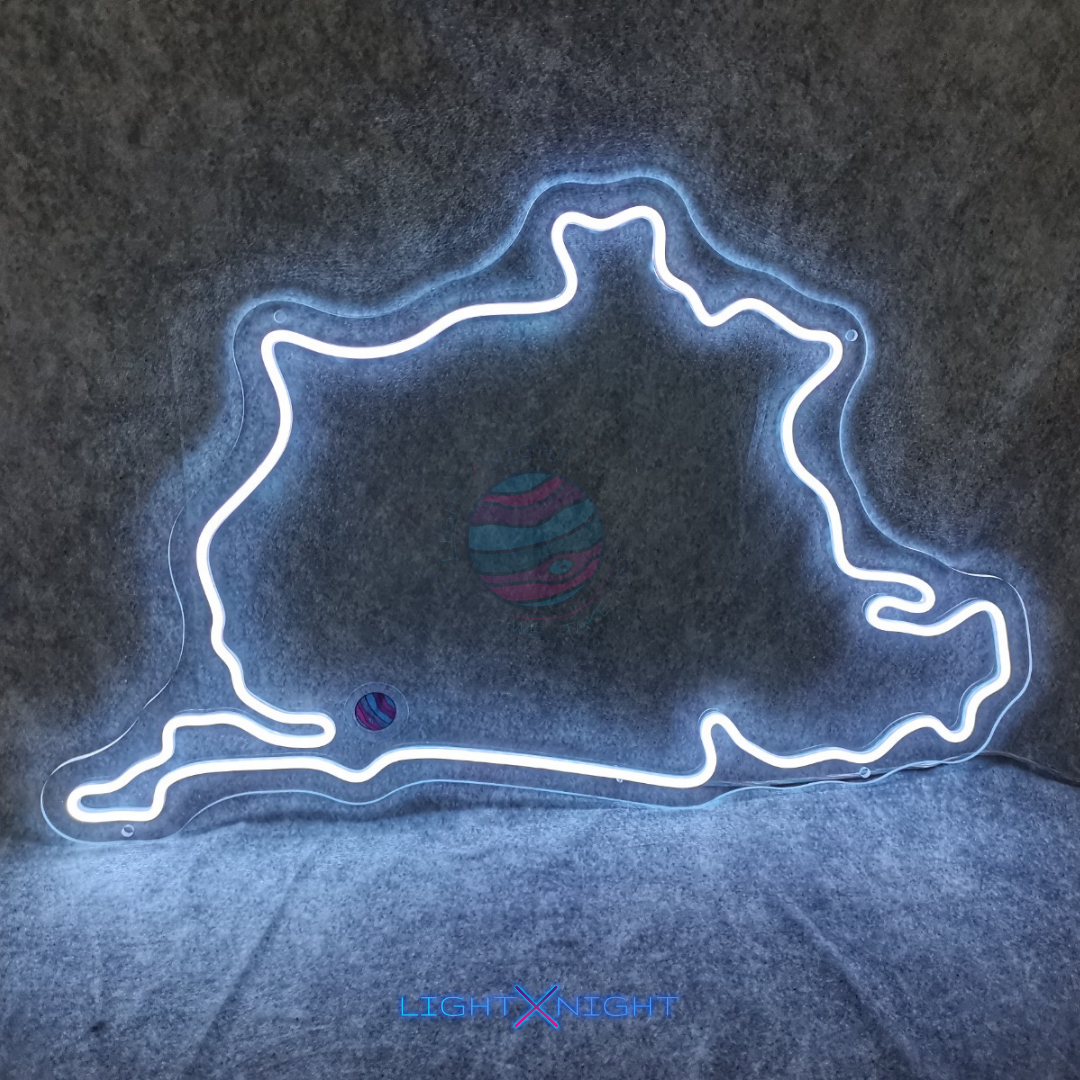 Nürburgring Race Track Neon Sign
