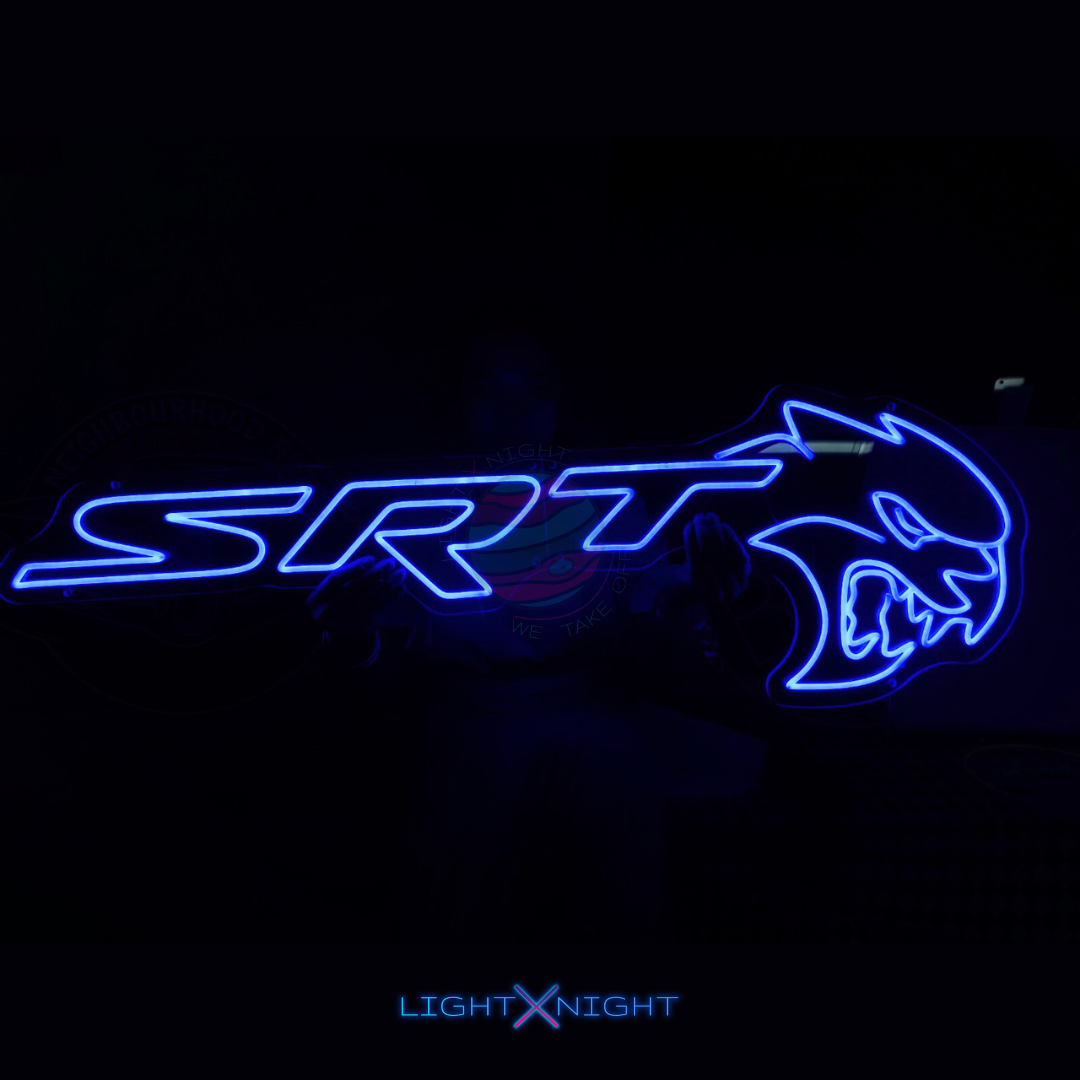 Dodge SRT Hellcat Neon Sign