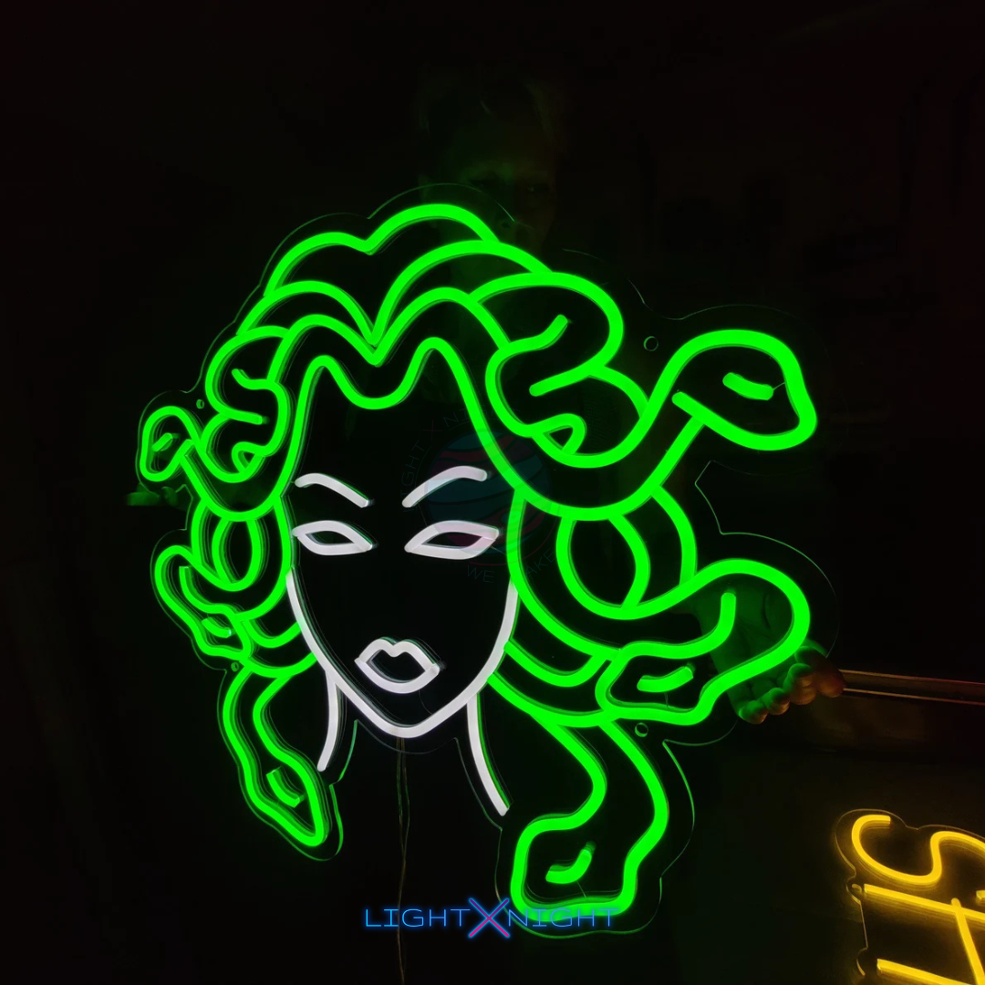 Medusa Gorgon Neon Sign