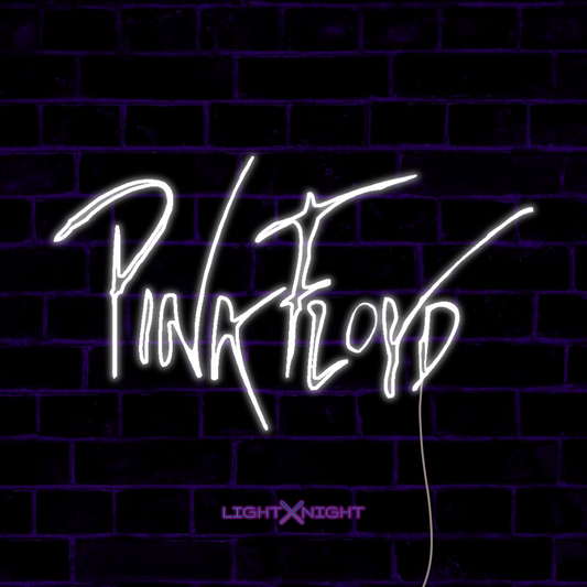 Pink Floyd Font Neon Sign