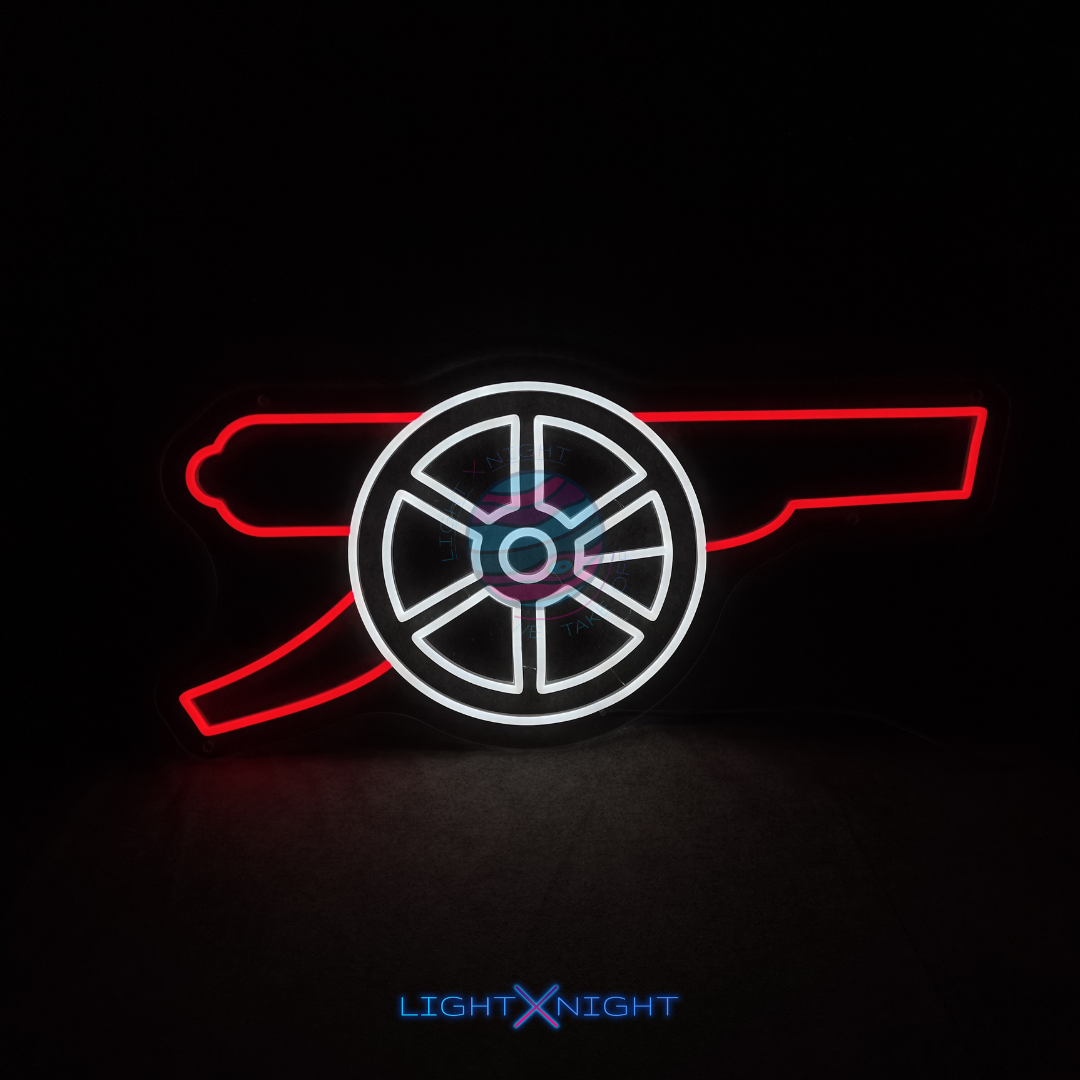 Arsenal Minimalistic Neon Sign